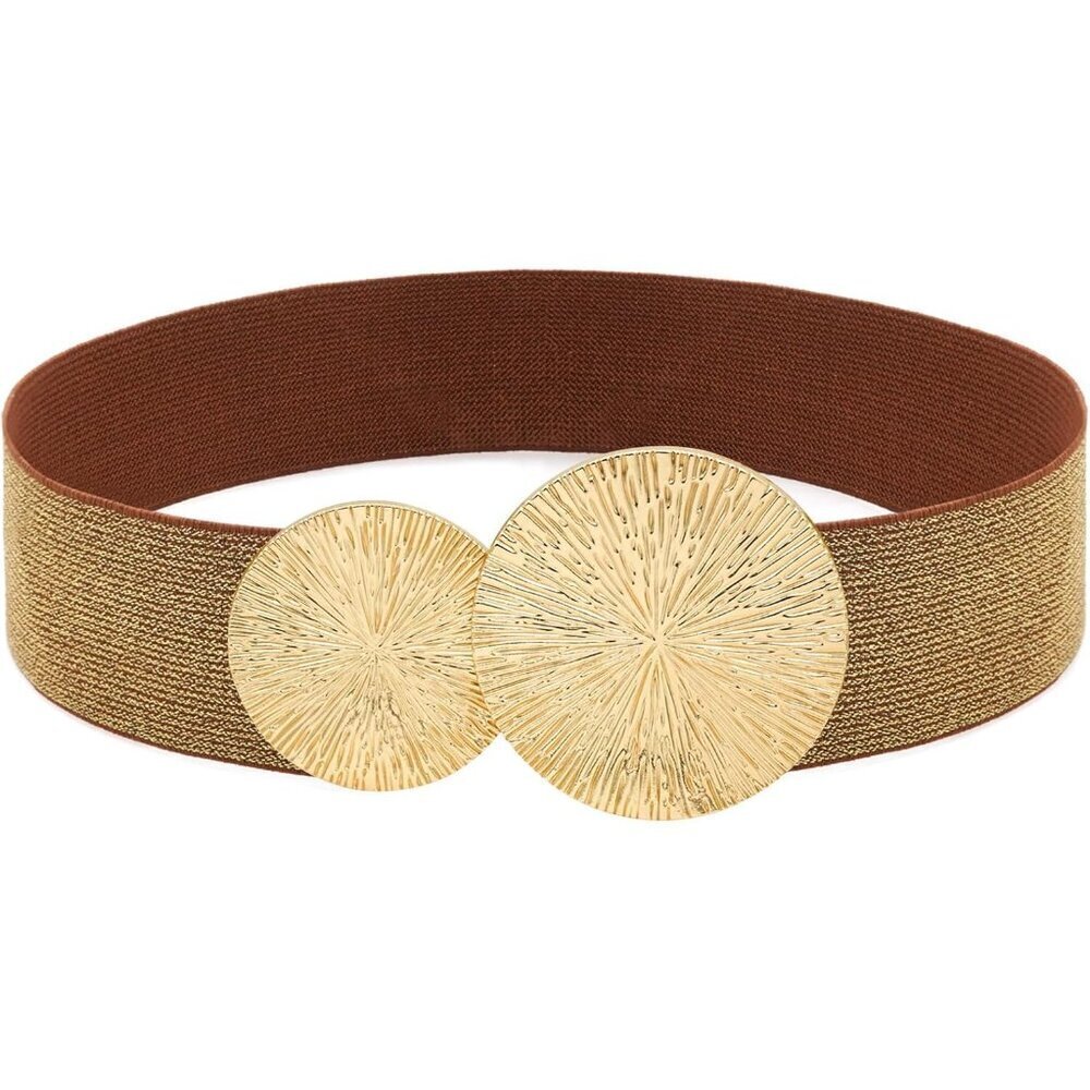 Women Elastic Waist Belt Wide Stretchy Cinch for Dresses Skirts Trousers